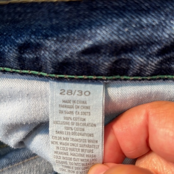 American Eagle Slim Straight Leg Jeans. Size 28/30. EUC. Standard 5-pockets. - Picture 4 of 7